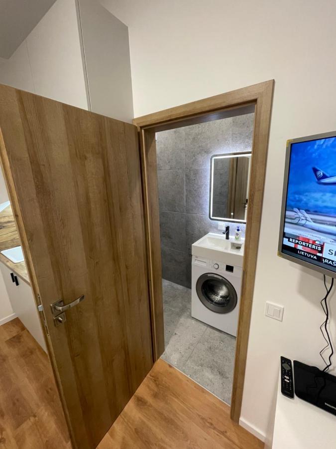 Airport Apartment 29 Self Check-In Free Parking VNO Eksteriør bilde
